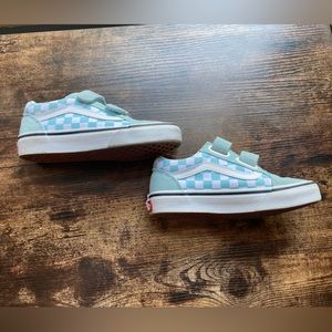 Gently worn Vans velcro sneakers